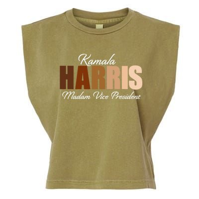 Kamala Harris Madam Vice President Garment-Dyed Women's Muscle Tee