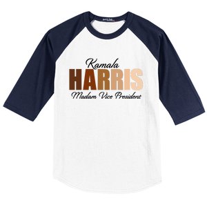 Kamala Harris Madam Vice President Baseball Sleeve Shirt