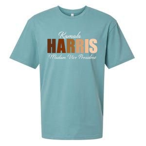 Kamala Harris Madam Vice President Sueded Cloud Jersey T-Shirt