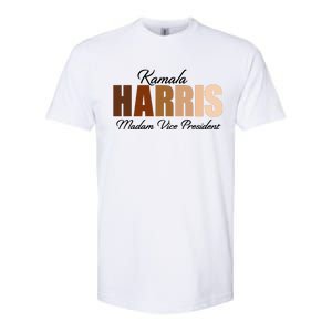 Kamala Harris Madam Vice President Softstyle CVC T-Shirt