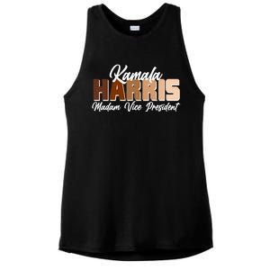 Kamala Harris Madam Vice President Diversity Ladies PosiCharge Tri-Blend Wicking Tank