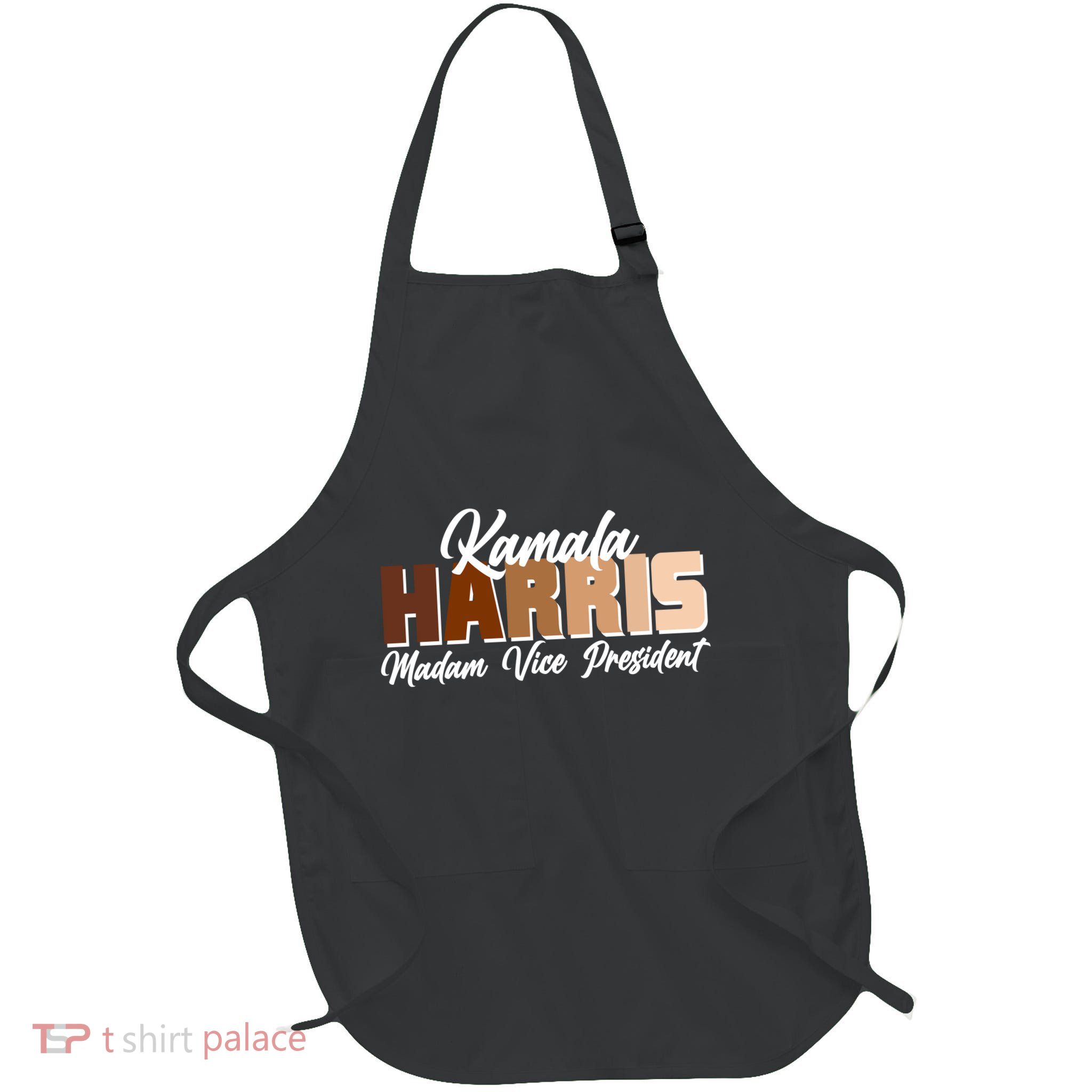 Kamala Harris Madam Vice President Diversity Full-Length Apron With Pockets