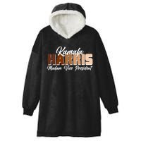 Kamala Harris Madam Vice President Diversity Hooded Wearable Blanket