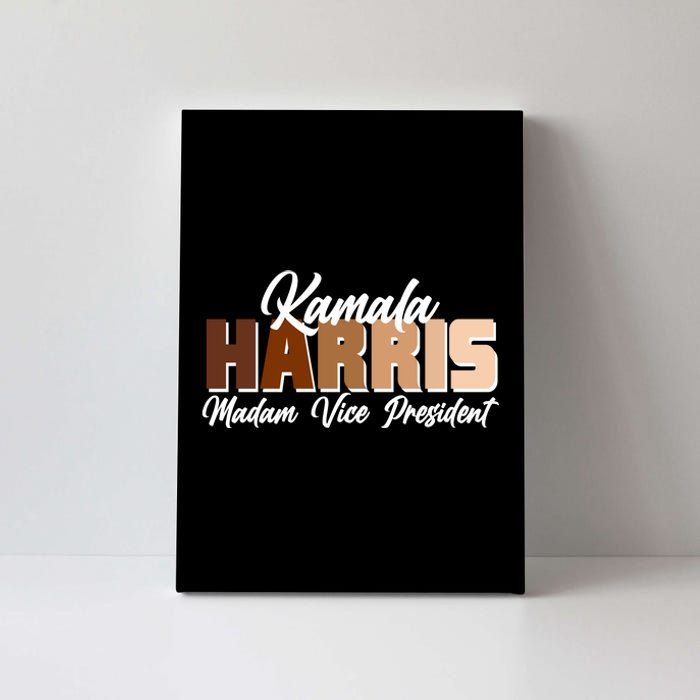 Kamala Harris Madam Vice President Diversity Canvas