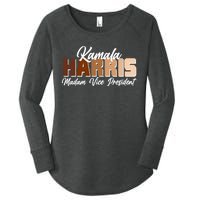 Kamala Harris Madam Vice President Diversity Women's Perfect Tri Tunic Long Sleeve Shirt