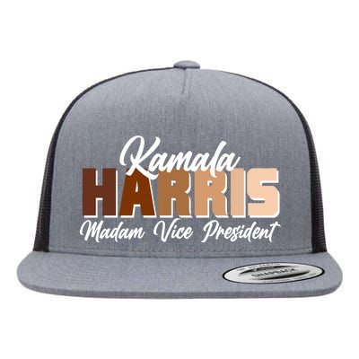 Kamala Harris Madam Vice President Diversity Flat Bill Trucker Hat