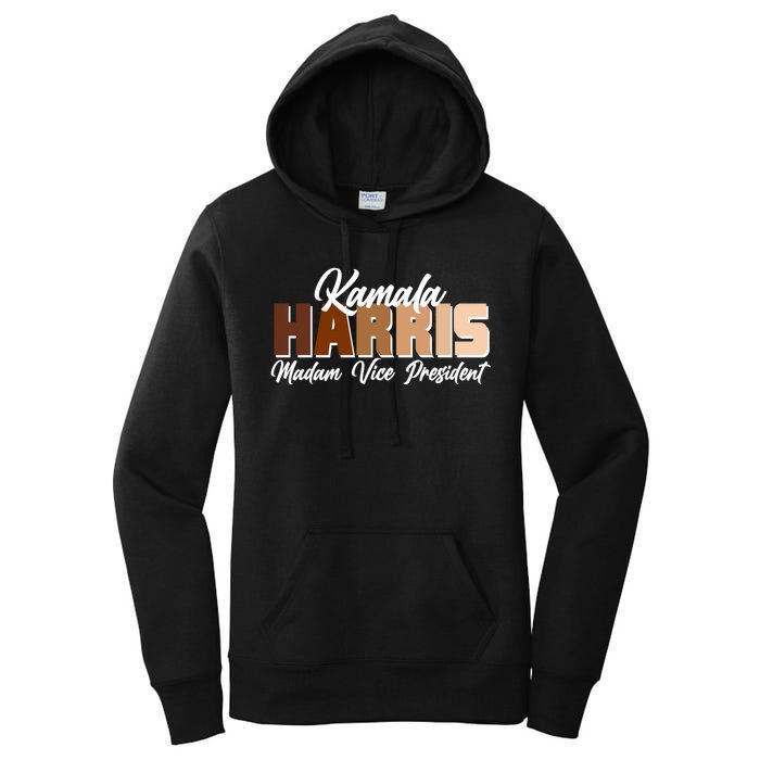 Kamala Harris Madam Vice President Diversity Women's Pullover Hoodie