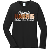 Kamala Harris Madam Vice President Diversity Ladies Long Sleeve Shirt