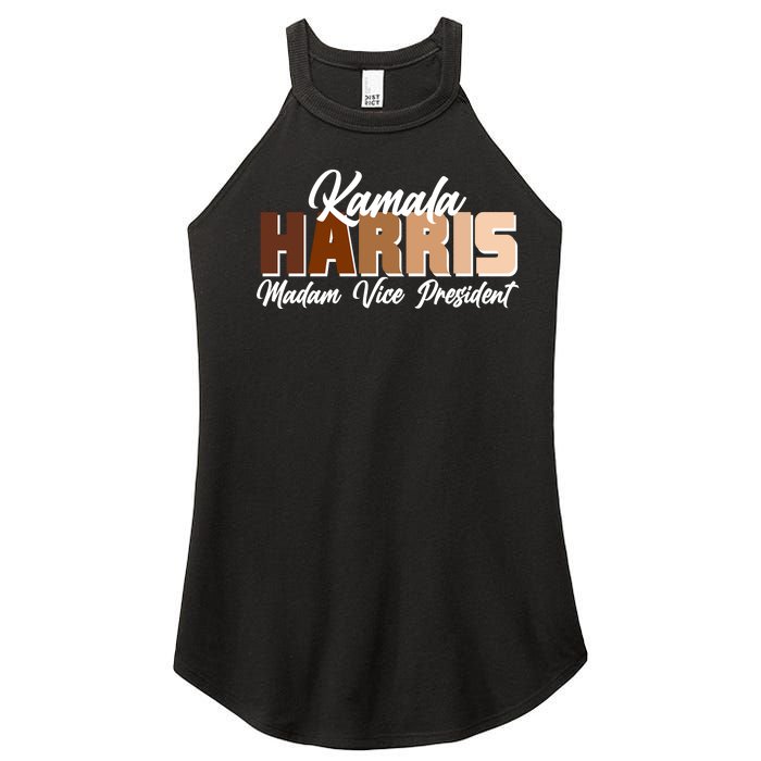 Kamala Harris Madam Vice President Diversity Women's Perfect Tri Rocker Tank