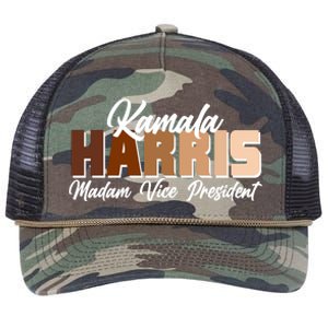 Kamala Harris Madam Vice President Diversity Retro Rope Trucker Hat Cap