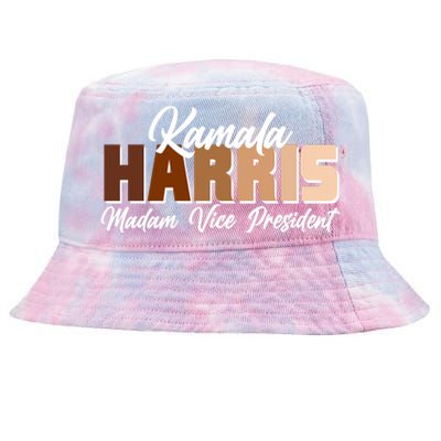 Kamala Harris Madam Vice President Diversity Tie-Dyed Bucket Hat