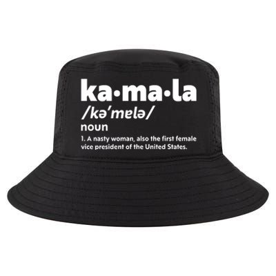 Kamala Harris Name Definition Vice President Cool Comfort Performance Bucket Hat