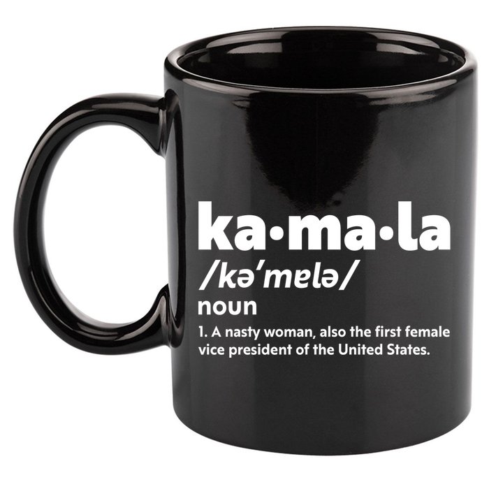 Kamala Harris Name Definition Vice President 11oz C Handle Ceramic Mug