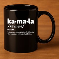Kamala Harris Name Definition Vice President 11oz C Handle Ceramic Mug