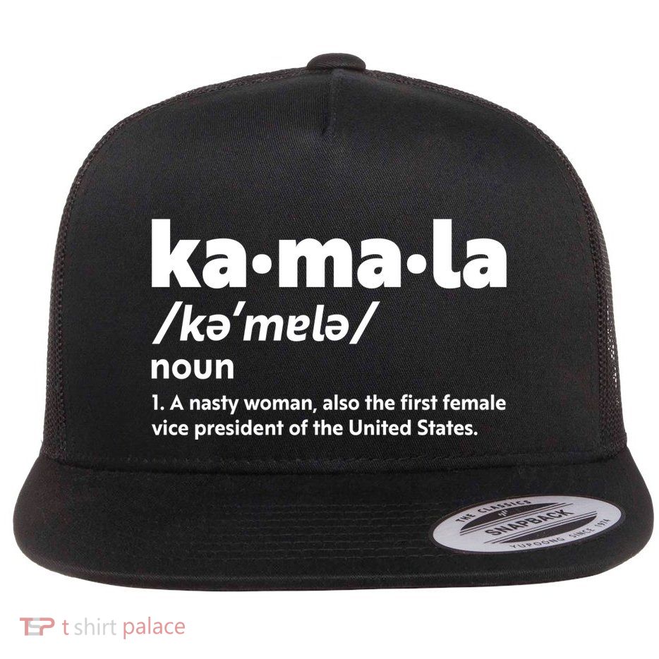 Kamala Harris Name Definition Vice President Flatbill Hat