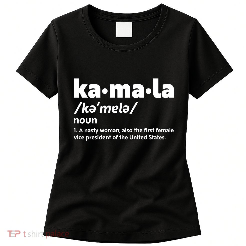 Kamala Harris Name Definition Vice President Womens T-Shirt