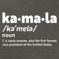 Kamala Harris Name Definition Vice President Cotton Canvas Backpack
