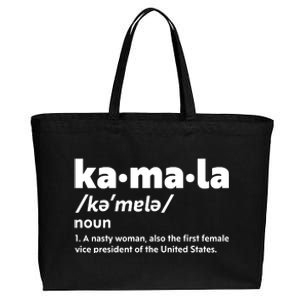 Kamala Harris Name Definition Vice President Cotton Canvas Jumbo Tote