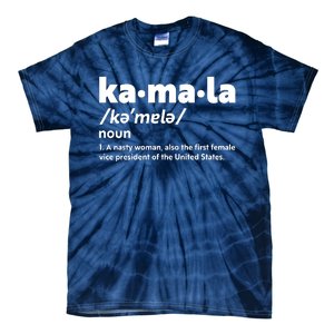 Kamala Harris Name Definition Vice President Tie-Dye T-Shirt