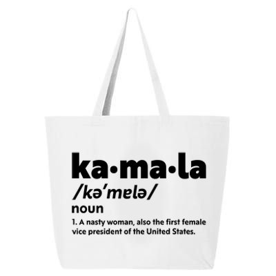 Kamala Harris Name Definition Vice President 25L Jumbo Tote