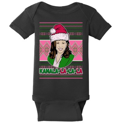 Kamala La La La  AKA Ugly Christmas Sweater Baby Bodysuit
