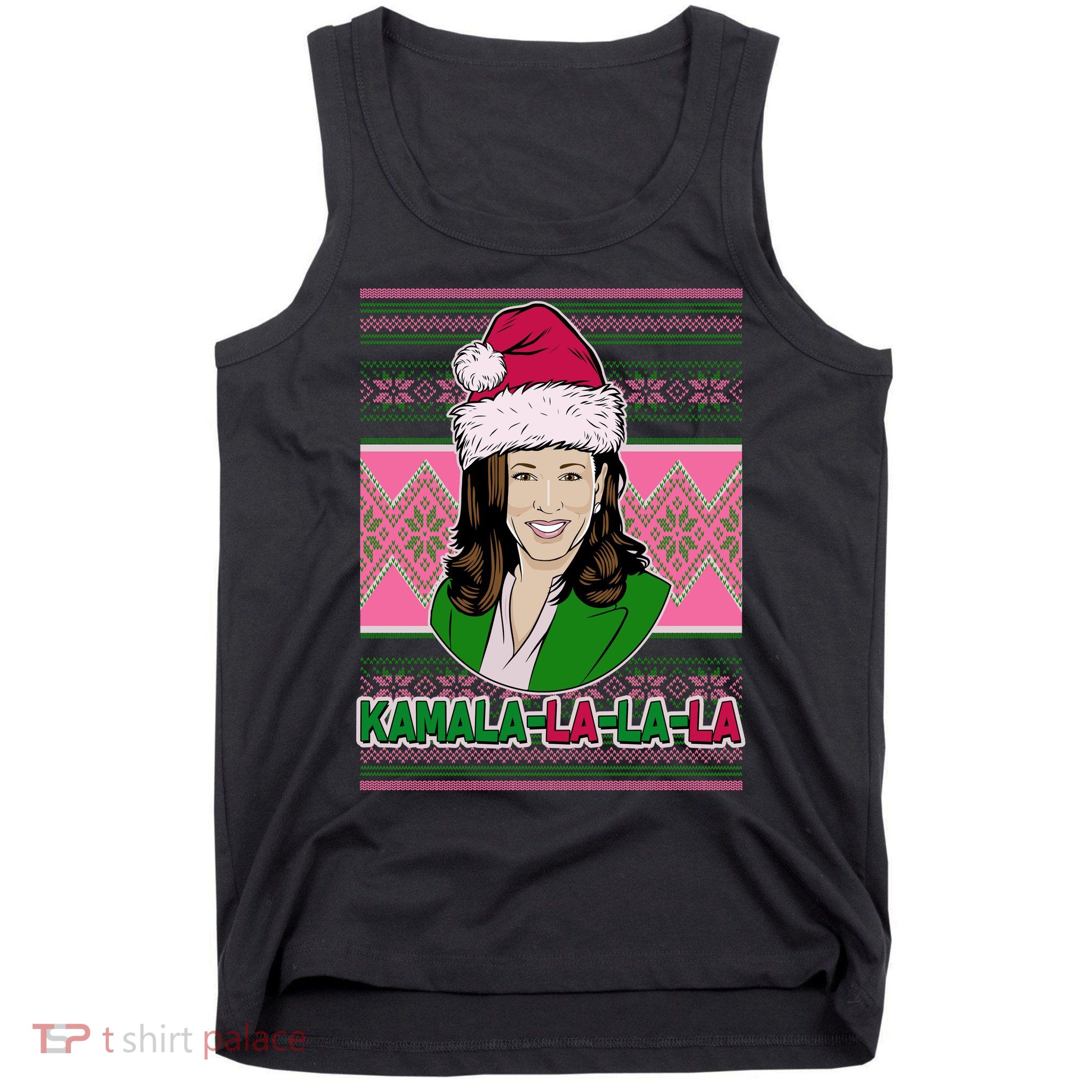 Kamala La La La  AKA Ugly Christmas Sweater Tank Top