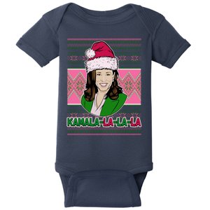 Kamala La La La  AKA Ugly Christmas Sweater Baby Bodysuit