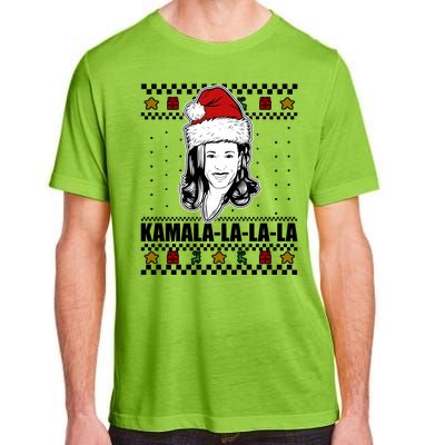 Kamala La La La Ugly Christmas Sweater Adult ChromaSoft Performance T-Shirt