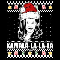 Kamala La La La Ugly Christmas Sweater Cooling Performance Crew T-Shirt