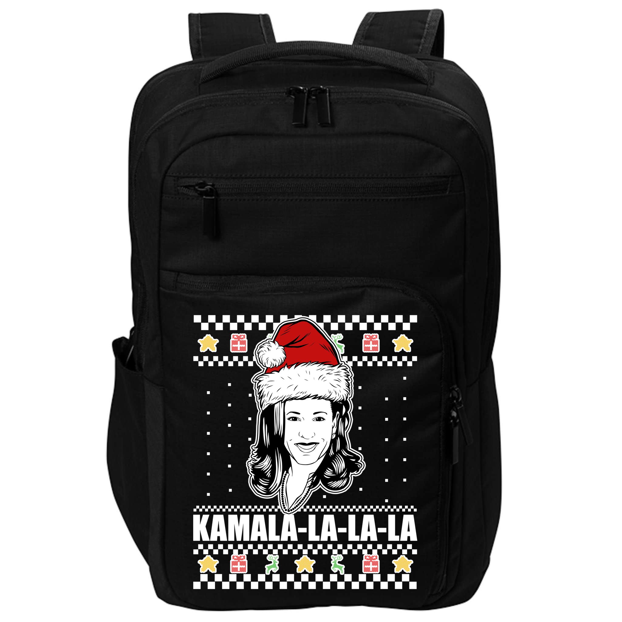 Kamala La La La Ugly Christmas Sweater Impact Tech Backpack