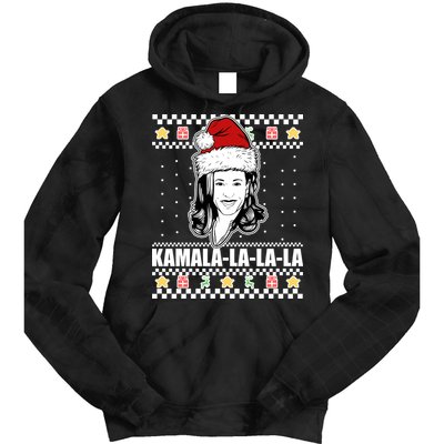 Kamala La La La Ugly Christmas Sweater Tie Dye Hoodie
