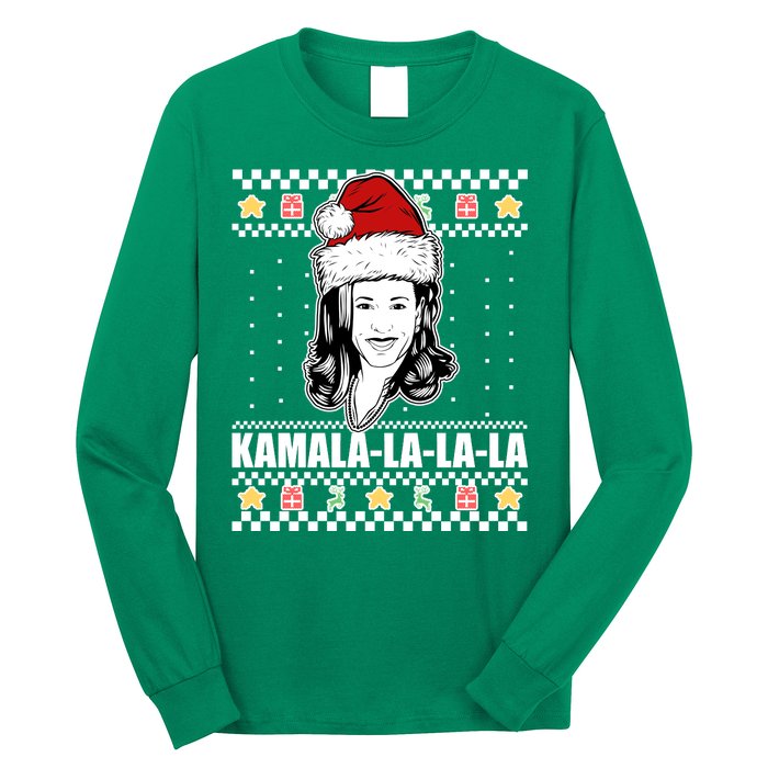 Kamala La La La Ugly Christmas Sweater Long Sleeve Shirt