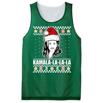 Kamala La La La Ugly Christmas Sweater Mesh Reversible Basketball Jersey Tank