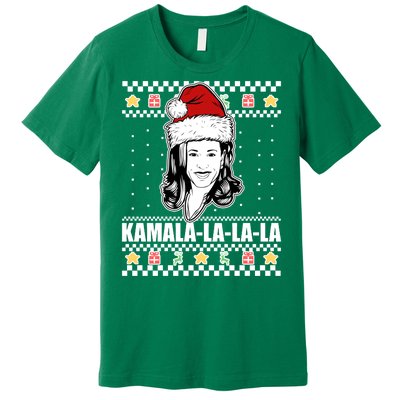 Kamala La La La Ugly Christmas Sweater Premium T-Shirt