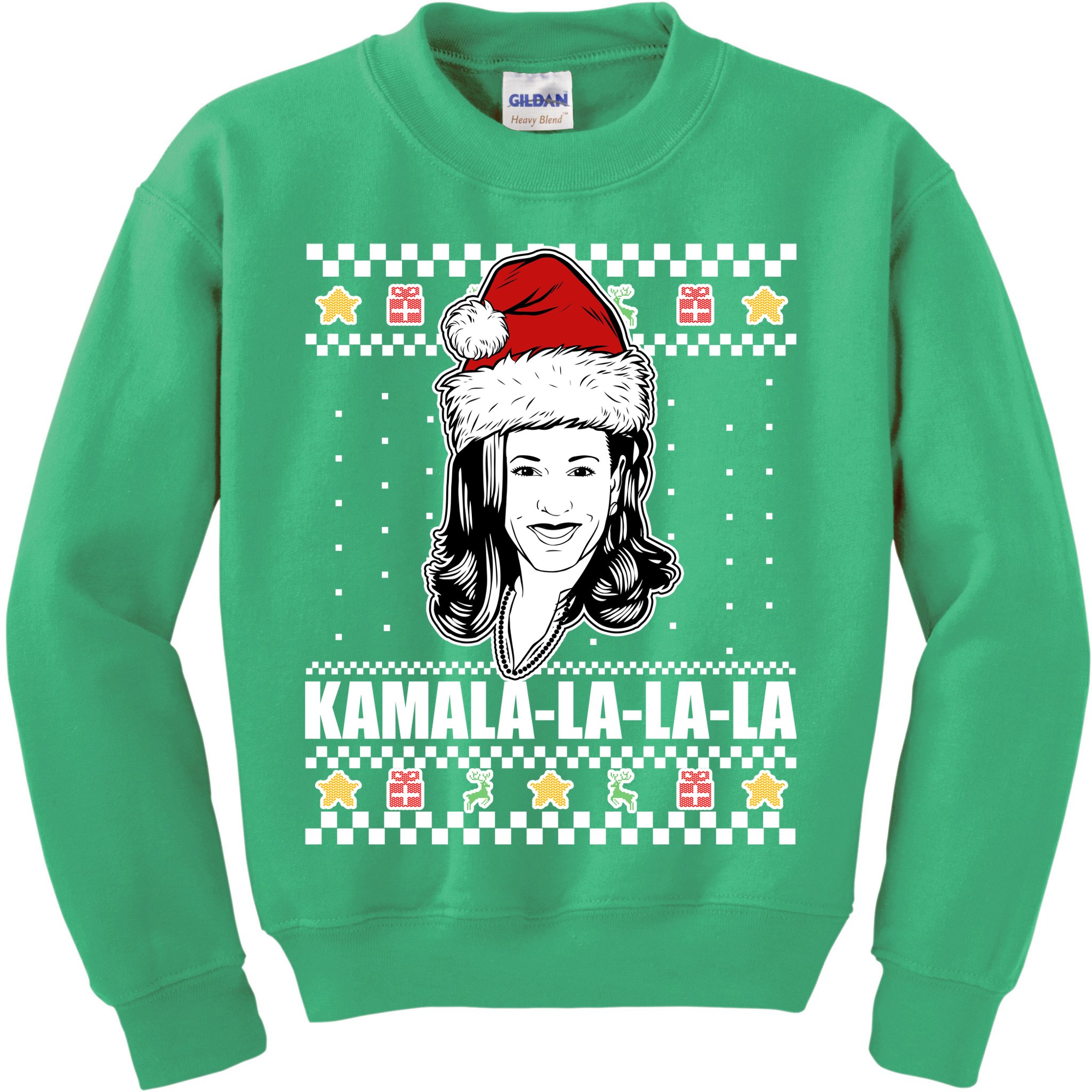 Kamala La La La Ugly Christmas Sweater Kids Sweatshirt