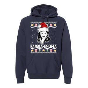 Kamala La La La Ugly Christmas Sweater Premium Hoodie