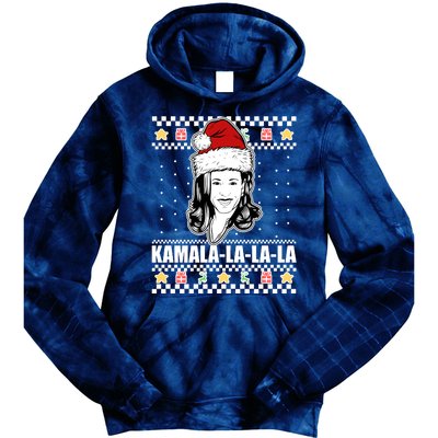 Kamala La La La Ugly Christmas Sweater Tie Dye Hoodie