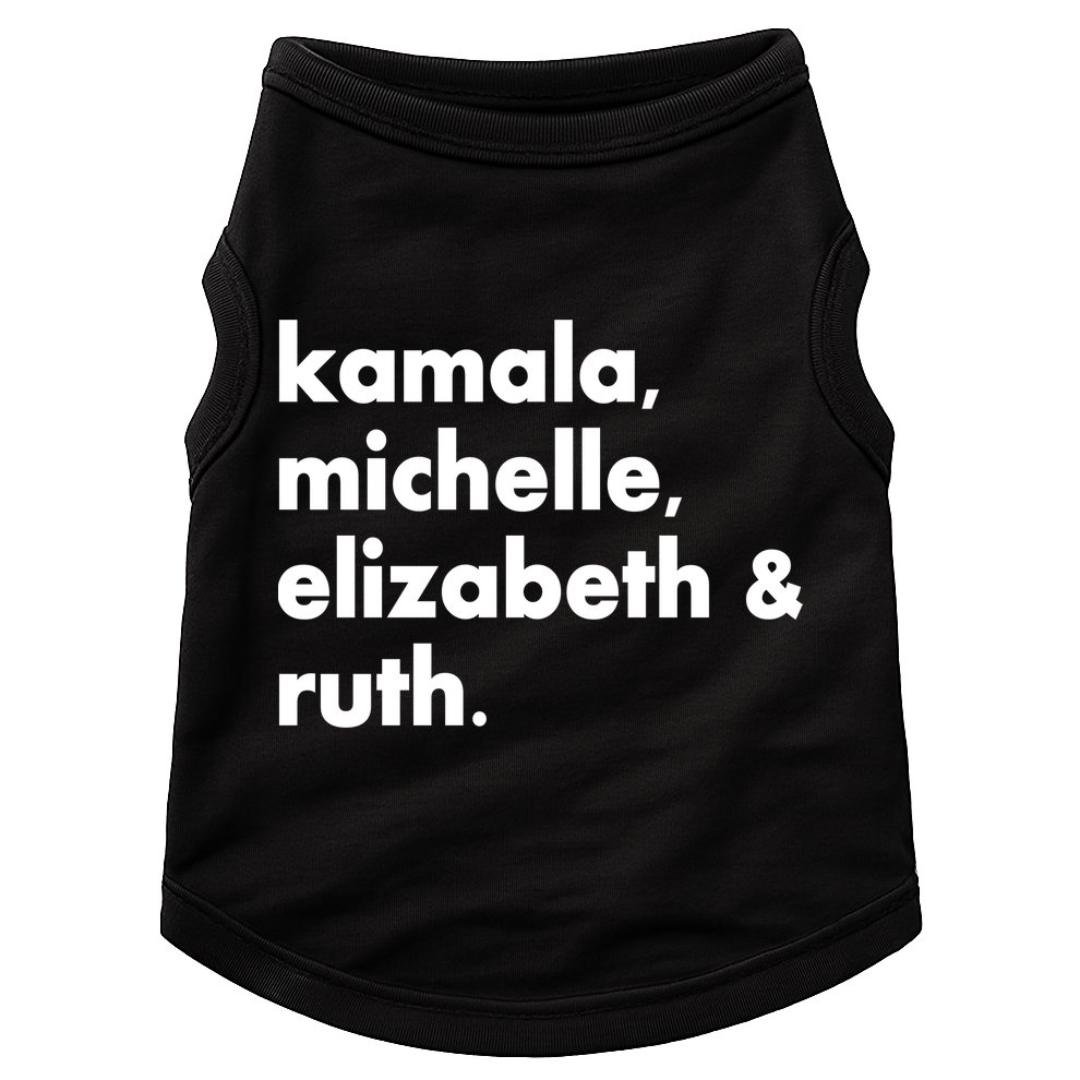 Kamala Michelle RBG Elizabeth Ruth Doggie Tank