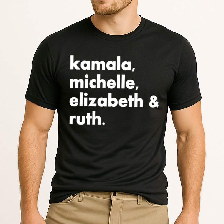 Kamala Michelle RBG Elizabeth Ruth Cooling Performance Crew T-Shirt