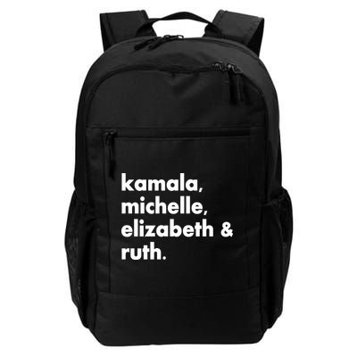 Kamala Michelle RBG Elizabeth Ruth Backpack