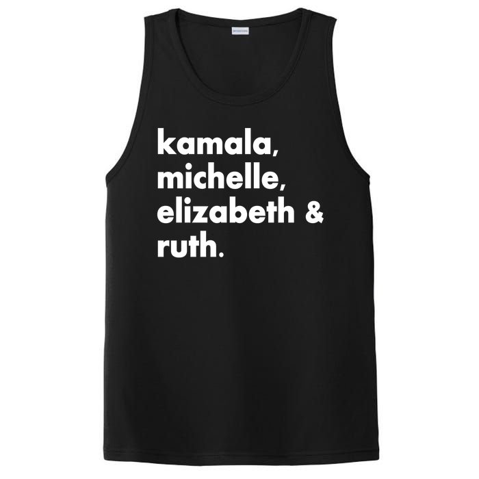 Kamala Michelle RBG Elizabeth Ruth PosiCharge Competitor Tank