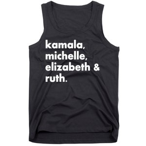 Kamala Michelle RBG Elizabeth Ruth Tank Top