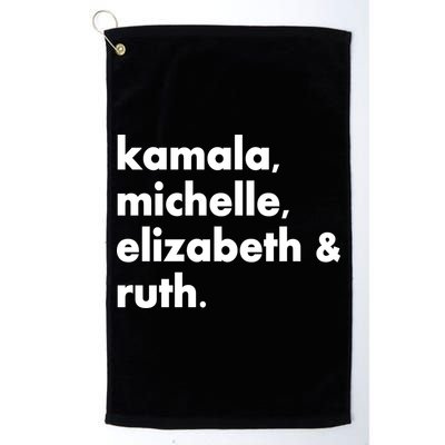 Kamala Michelle RBG Elizabeth Ruth Golf Towel