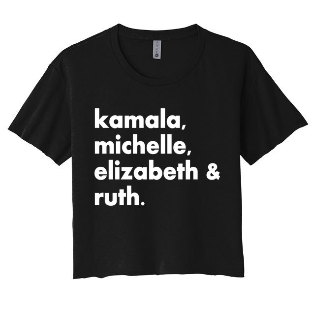 Kamala Michelle RBG Elizabeth Ruth Crop Top