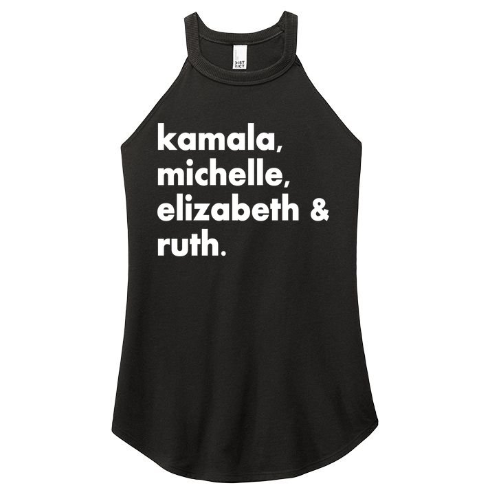 Kamala Michelle RBG Elizabeth Ruth Women's Perfect Tri Rocker Tank