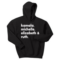 Kamala Michelle RBG Elizabeth Ruth Kids Hoodie