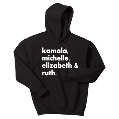 Kamala Michelle RBG Elizabeth Ruth Kids Hoodie