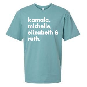 Kamala Michelle RBG Elizabeth Ruth Sueded Cloud Jersey T-Shirt