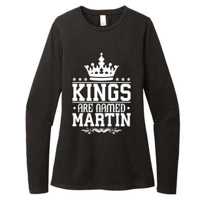 Kings Are Named Martin Personalized Name Joke Funny Cool Gift Womens CVC Long Sleeve Shirt