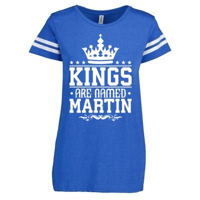 Kings Are Named Martin Personalized Name Joke Funny Cool Gift Enza Ladies Jersey Football T-Shirt